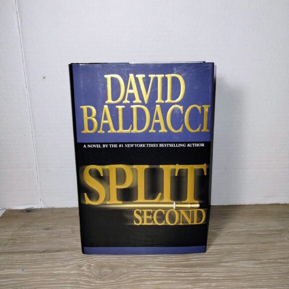 1st Print David Baldacci Spit Second King & Maxwell #1 1st Ed Hardcover Book - Picture 1 of 5
